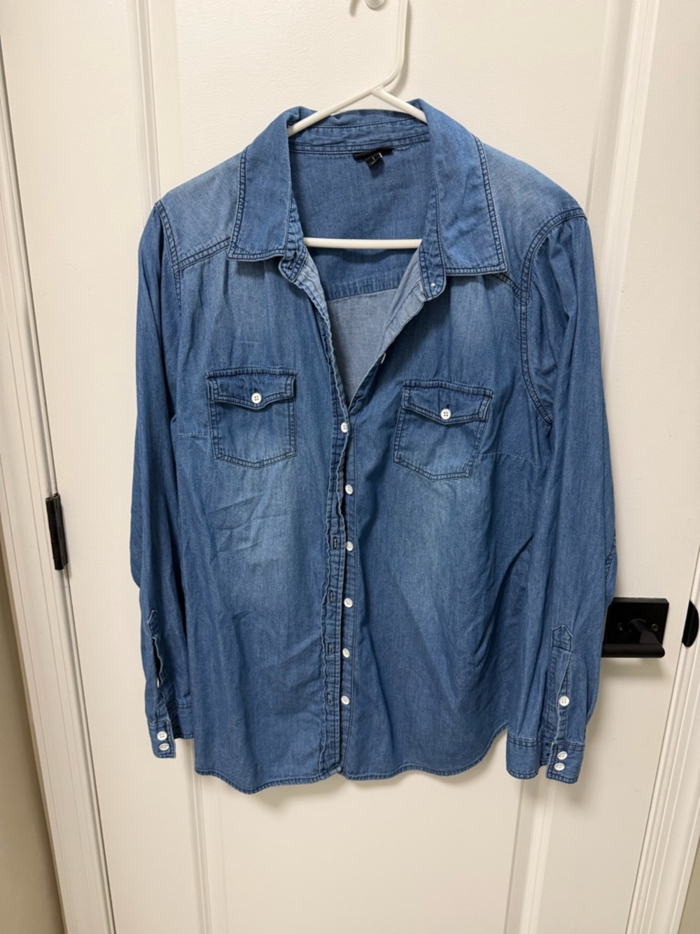 torrid Light Blue Denim Shirt